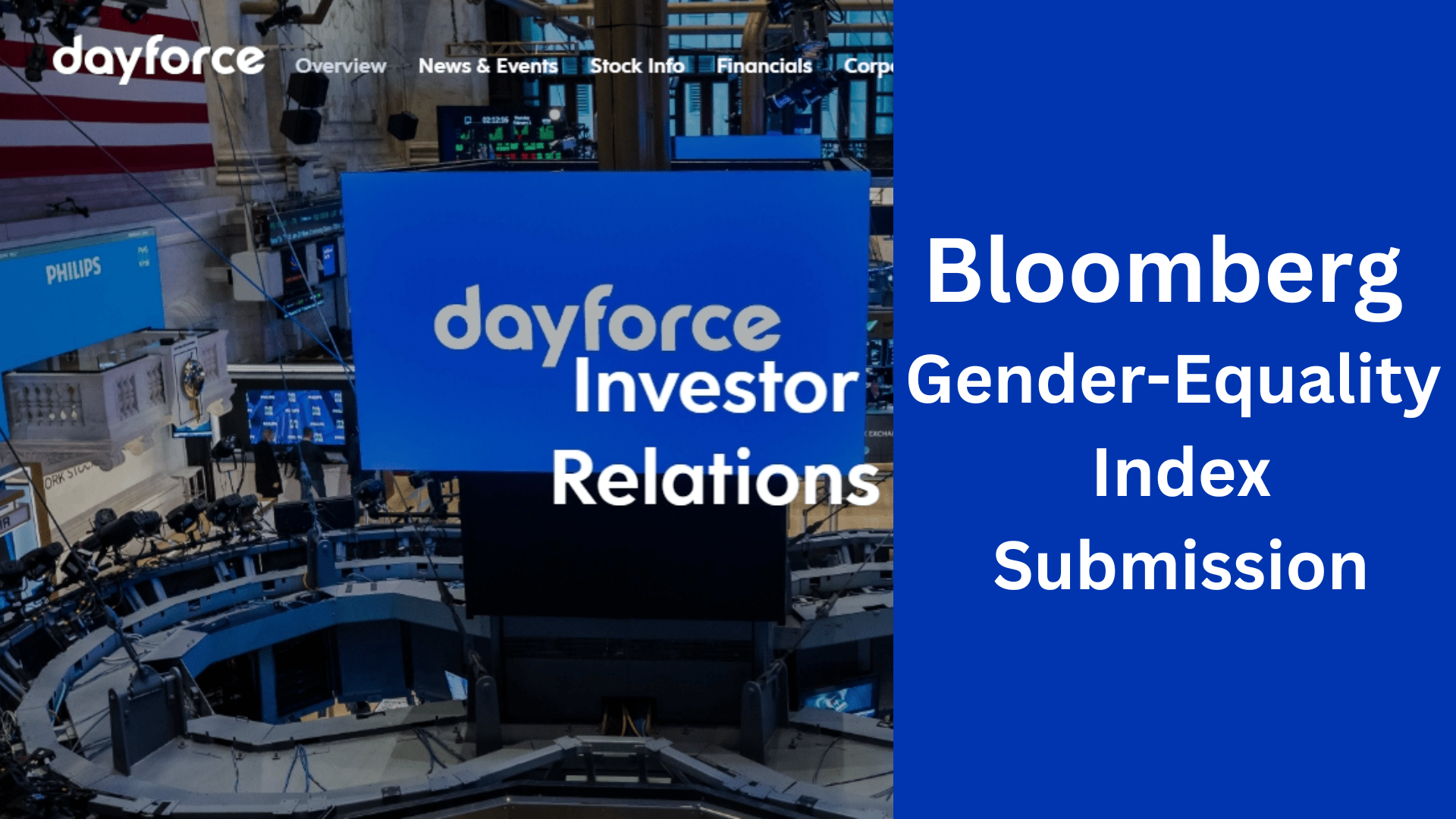 Bloomberg Gender-Equality Index Submission - Day Force